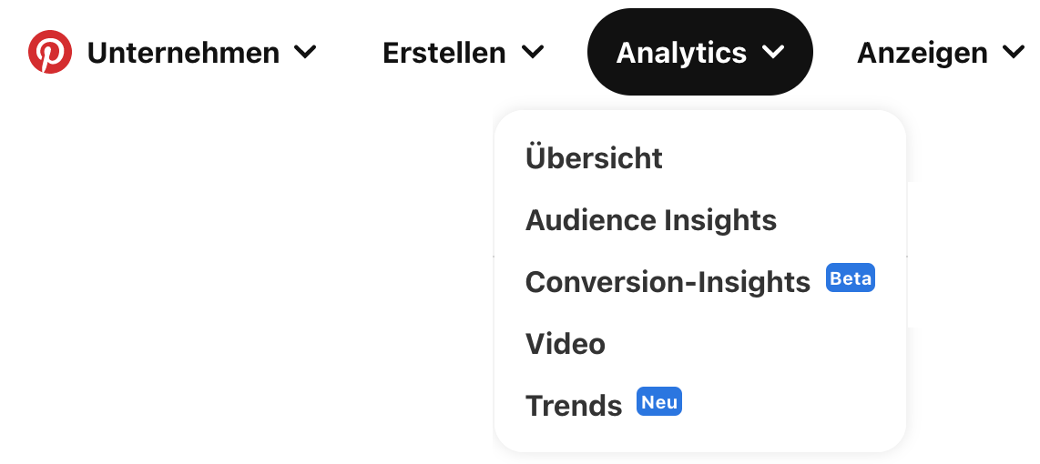 Pinterest Analytics